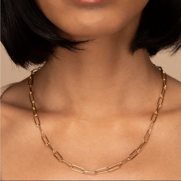 Mejuri Jewelry - Mejuri bold link chain necklace.